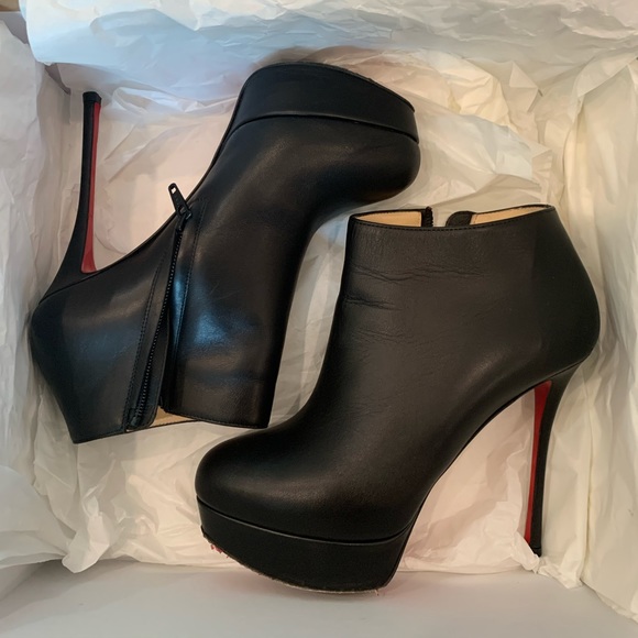Christian Louboutin Dirdibootie Black Leather - Picture 5 of 11